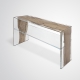 Console Table CONTINUO by BRICALE™ - Venice Briccola wood and glass